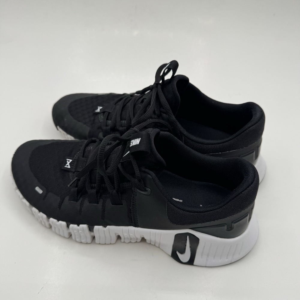 Nike Free Metcon 5 Shoes Womens 8.5 Black Mesh Training Sneakers DV3950-001 - Picture 5 of 16
